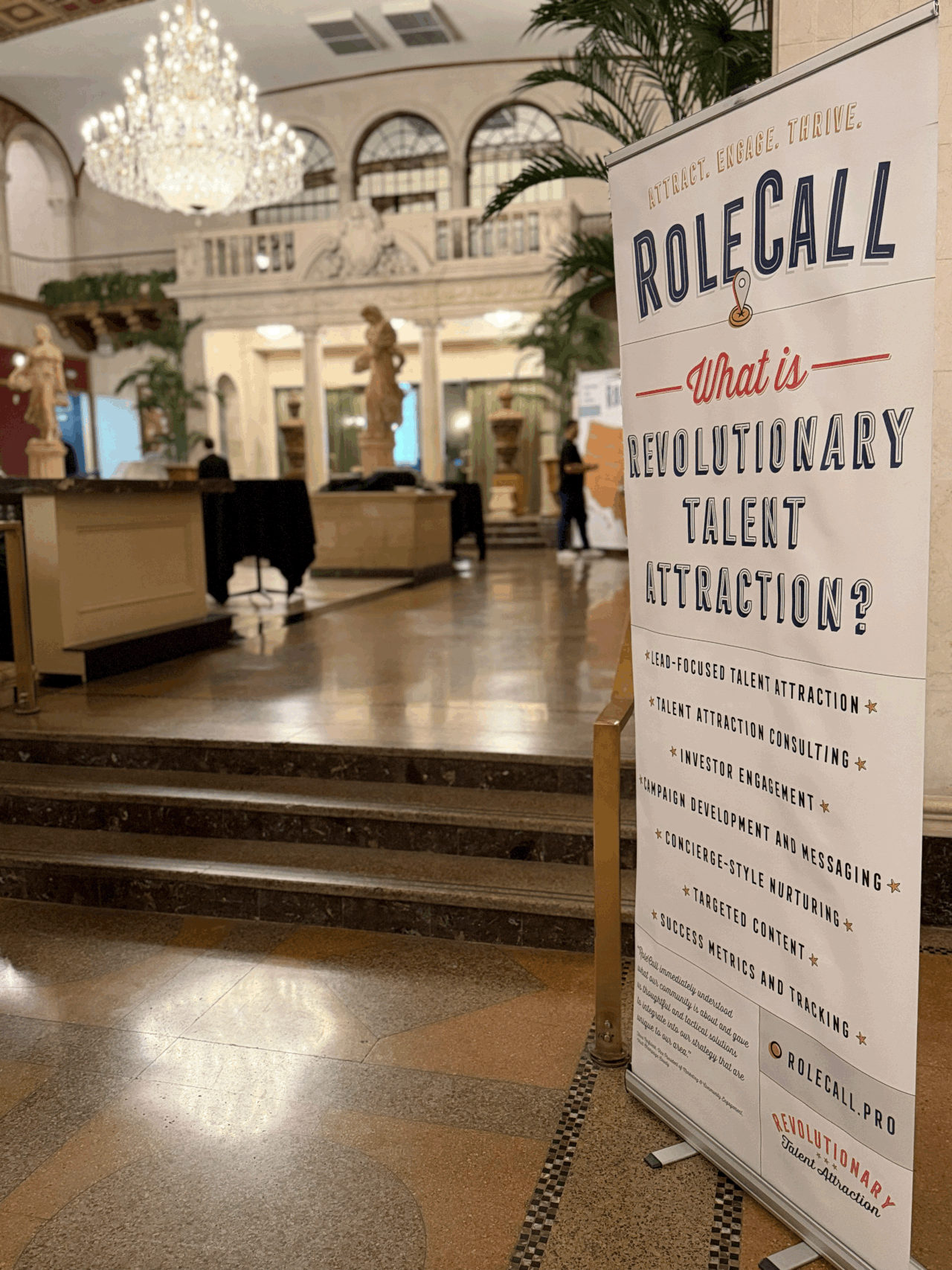 RoleCall Summit 2026 lobby
